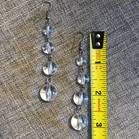 Acrylic Dangling Earrings - Picture 3 of 3
